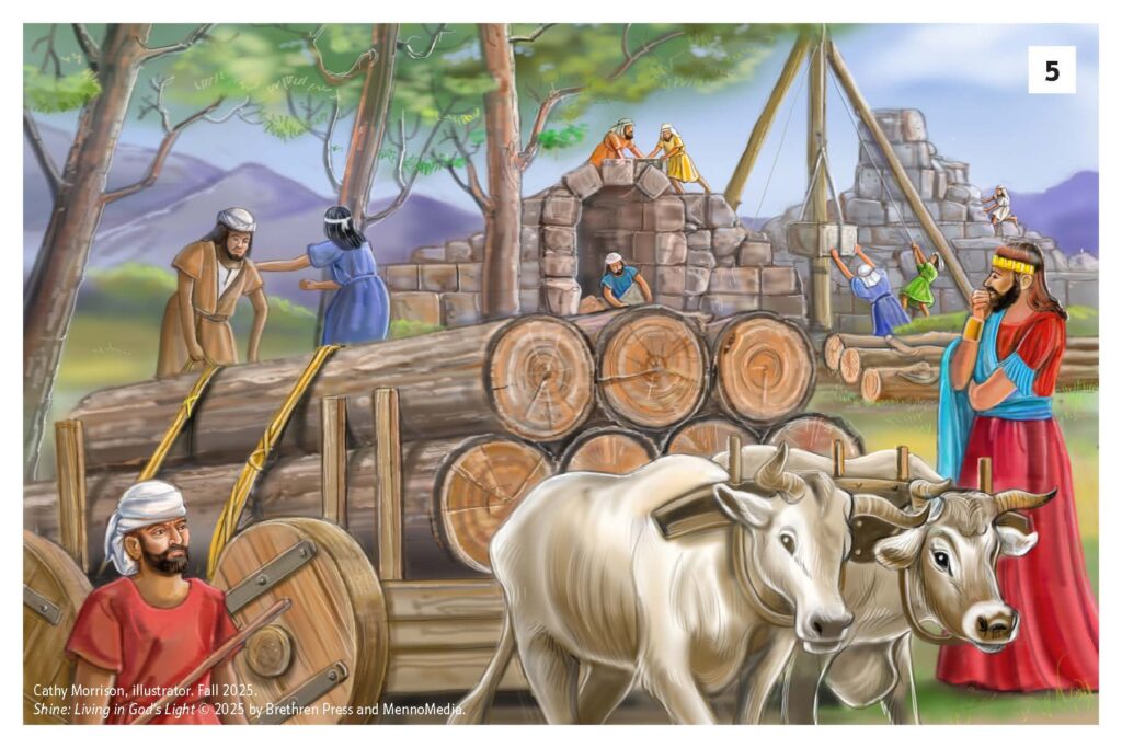 Solomon Builds the Temple